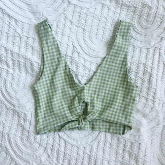Montce Swim Vert Gingham Bikini Set - Picture 4 of 10